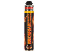 Пена монтажная SOUDAL SOUDAFOAM FIRESTOP профессиональная огнестойкая 750 мл